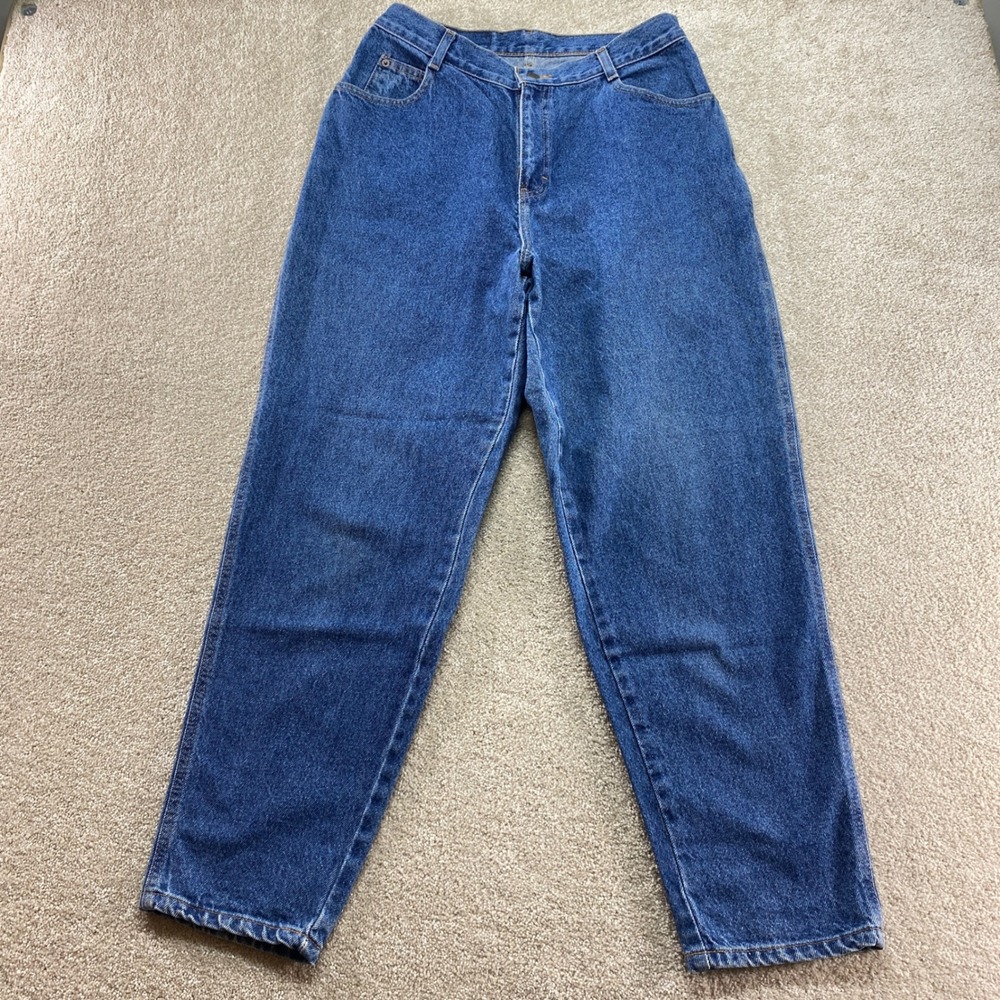 Gitano Mom Jeans Womens 14 Blue High Rise Tapered Leg Vintage Medium Wash